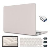 Funda Cissook Para Macbook Air 13 M2 + C/teclado Beige