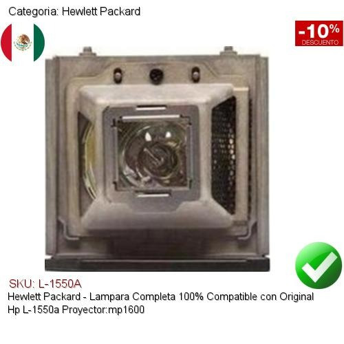 Lampara Compatible Proyector Hp L-1550a Mp1600