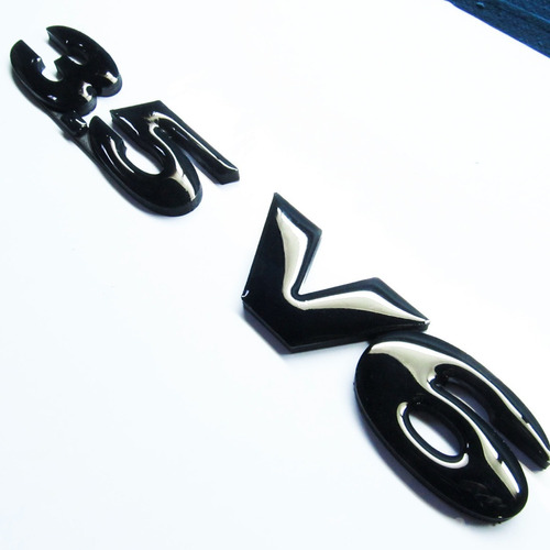 Emblemas Luv D Max Chevrolet 3.5 V6 Negro Para Ls 4x4 Peg 3m Foto 3