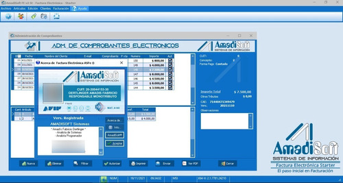 Facturación Electrónica Sistema Sofware Amadisoft Demo