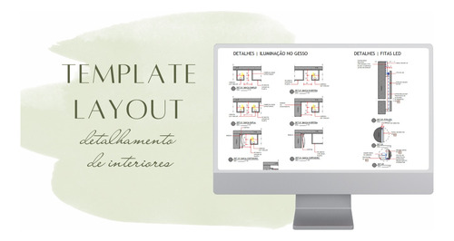 Template Layout Sketchup Interiores