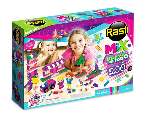 Rasti Mix 200 Pcs Nena/varon Bloques Ladrillos Para Armar