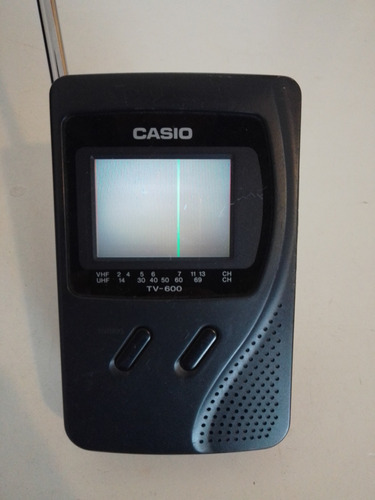 Casio Tv Color Portátil Tv-600b Vintage Años 90s Funcionando