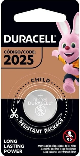 Duracell 2025 Pila Especializada De Litio Tipo Moneda 3v