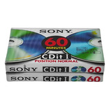 Cassette Sony Cdit I Slim Case 60 Min.  Walkman