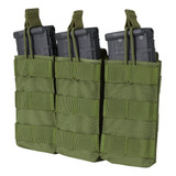 Porta Cargador Triple Open Top M4/m16 Mag Pouch Color Verde