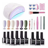 Kit De Inicio De Esmalte De Uñas De Gel Ixo Juego De Esmalt