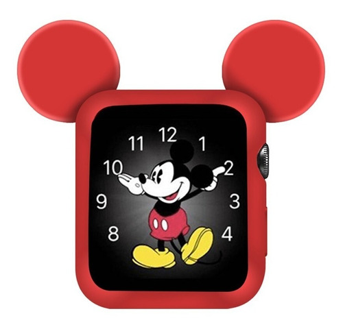 Estuche Funda Protector Mickey Mouse Para Iwatch De 42mm