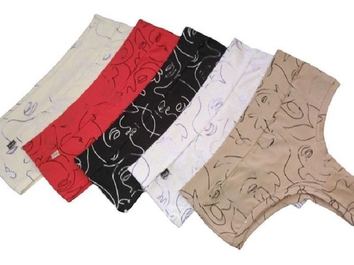 Pack X 12 Culotte Vedetina Faja Estampado Talle  Grande Xxxl