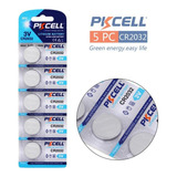 5 Pilas Baterías Pkcell Cr2032 3v Litio Original 