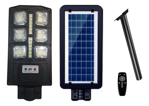 Luz Solar De Calle Led 100w  C/control Remoto Y Soporte