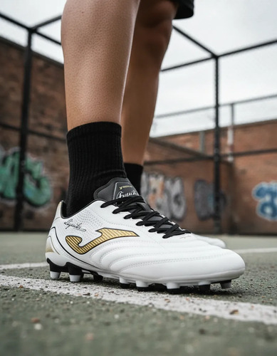 Zapato Tenis Futbol Soccer Joma Aguvw2502fg Blanco | Envío gratis