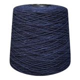 Barbante Colorido Número 4 Fios Para Crochê 1 Kg Prial Cor Azul-marinho