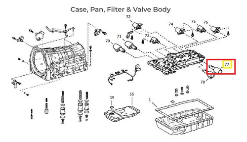 Solenoide Control Transmision Caja A750 4runner Fj Fortuner Foto 4