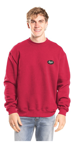 Buzo Hombre Rusty Lepatch Crew Red