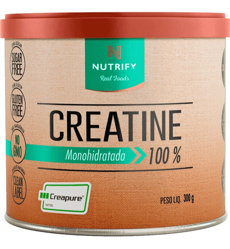 Creatina Nutrify Creapure Creatine Monohidratada 100%, 300g
