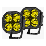 X2 Foco Neblinero Led 3 Pulgadas 40watt 12v/24v Auto Moto 