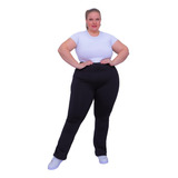 Calça Bailarina Feminina Plus Size Calça Flare Boca De Sino