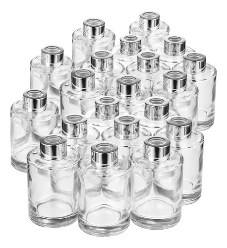 Juego De 20 Botellas Difusoras De Varillas De Vidrio Vacías 