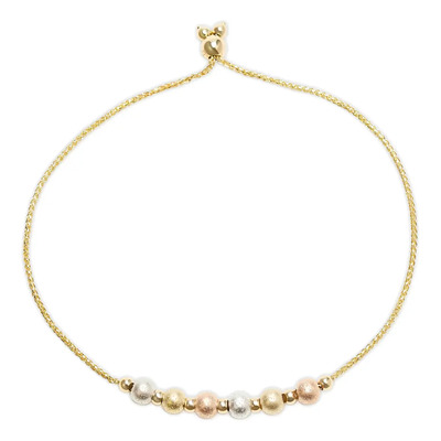 Pulsera Elegante Oro Florentino 14k Diámetro 18 cm | Meses sin interés