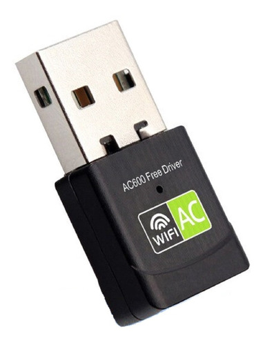 Adaptador Wifi Usb 600mbps Tarjeta Red Dual Banda 2.4 Y 5ghz