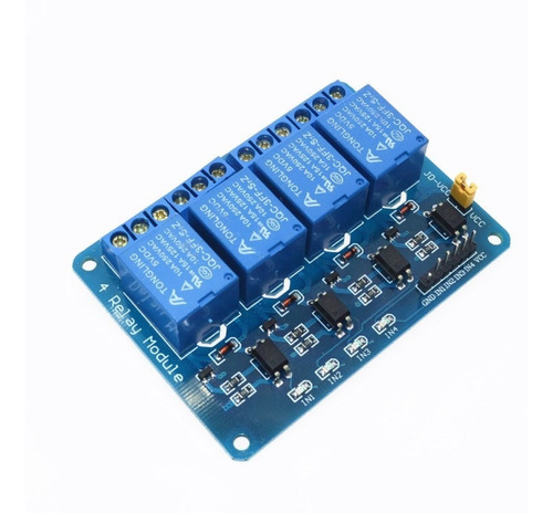 Módulo Relé Rele 4 Canais 5v 10a Arduino Pic  Avr Automação