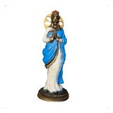 Imagem Santa Sara Kali Dourada Estátua Resina Full