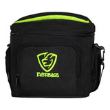 Bolsa Térmica Frasqueira Academia Fitness Marmita Esportiva Everbags Master Térmica Cor Preto 