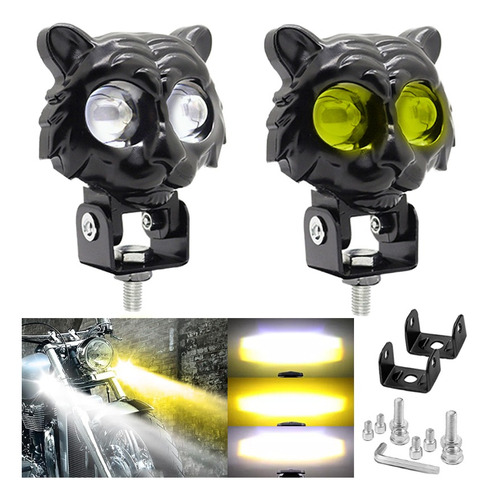 Luz Led Faros Para Motos Luces Auxiliares Lupa Autos