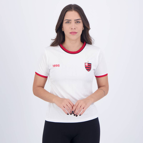 Camisa Flamengo Master Feminina Branca