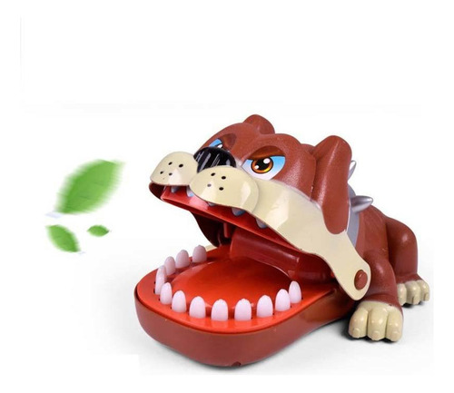 Perro Bulldog Tiburón Cocodrilo Boca Dentista Morder Dedo