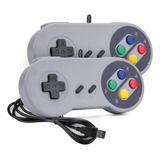 Control D Juegos Rii Snes Retro Usb/super Clasic/grey(2pack)