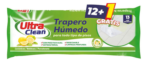 Trapero Húmedo - Ultra Clean - Variedades - 1 Trapero Regalo