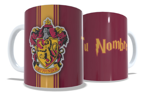 Pocillo Mug Taza Harry Potter Casas Hogwarts Personalizado