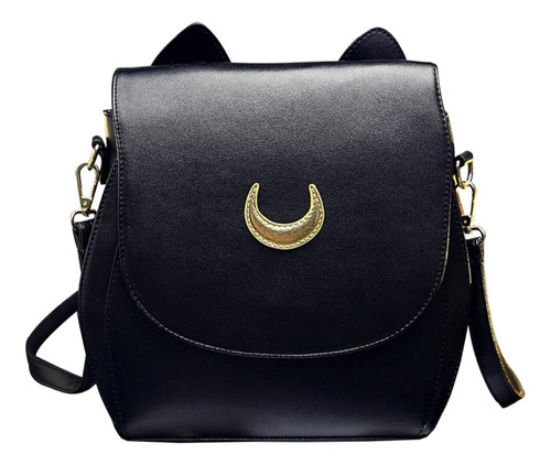 Mochila Bolso Con Correa Ajustable Sailor Moon Gata Luna Lz