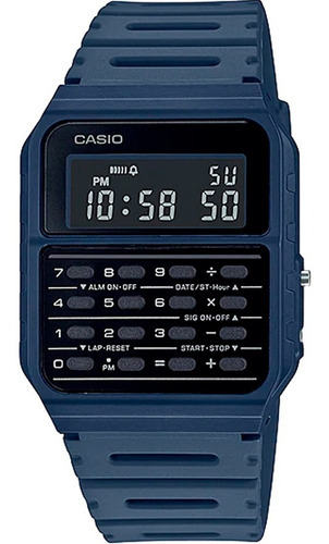 Relogio Casio Data Bank Calculadora Ca-53wf 2bdf Azul