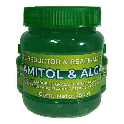 Gel Reductor Con Extracto De Bamitol & Algas Marinas 250 Gr Mentol