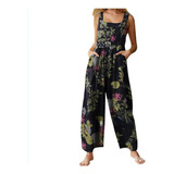 Mono Mujer Pantalones Pierna Ancha Estampado Floral Y Co [u]