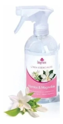 Aromatizante Biogreen Nardos Y Magnolias 500ml Con Gatillo 