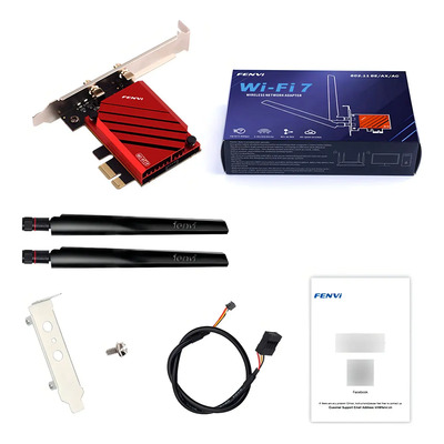 Adaptador Wi-fi 7 Bluetooth 5.4 Tri-band Be200 Fenvi | MercadoLivre