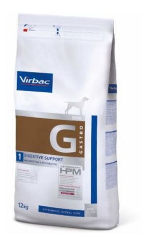 Alimento Virbac Veterinary Hpm Gastro Diggestive Support Para Perro Todos Los Tamaños Sabor Mix En Bolsa De 12kg