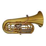 Roy Benson Tb-312 Tuba Si/si Bemol 4 Pistones Latón Laqueado