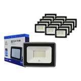 Reflector Led Luminaria 50w 4500lm Potente Exterior 15 Pzas