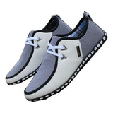 Zapatos Casuales Para Hombre, De Moda, Transpirables, Pu Zap