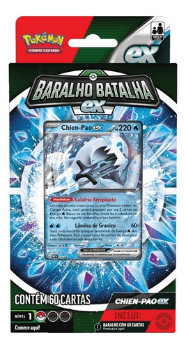 Deck Baralho Batalha Chien-pao Ex Pokemon Original Copag