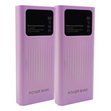 Bateria Externa Pack X 2 Power Bank 10000 Mah Carga Rapida