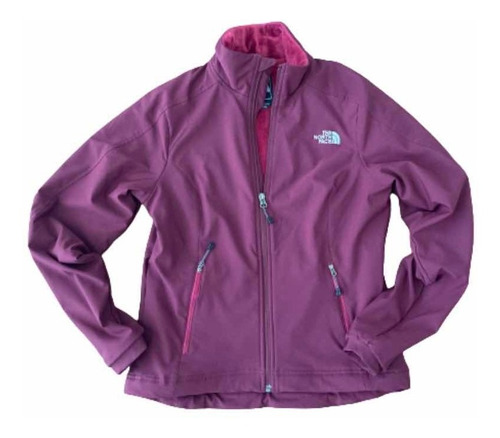 Parka Mujer Marca North Face Talla M Color Vino Tinto