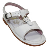 Sandalias Kinder Niña Blanco Piel 6031