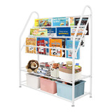 Aboxoo Metal Kids Bookshelf Librería Independiente Para Niño