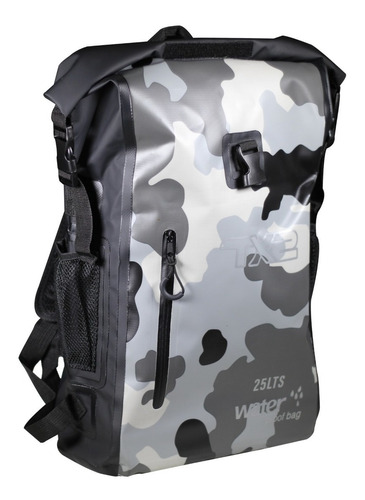 Mochila Techx2 Camuflaje Bolsa Seca 25lts Dry Bag Stockider